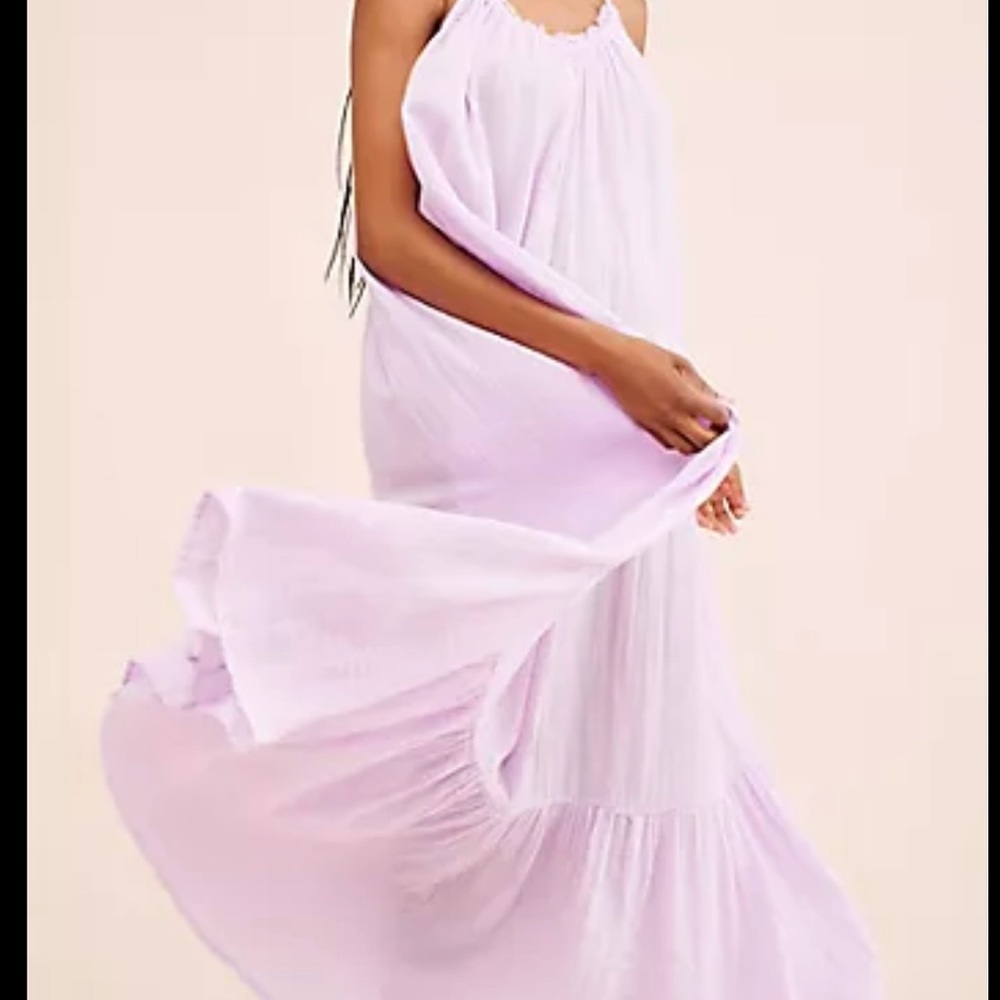 Anthropology  Lavender Maxi Dress/sleep